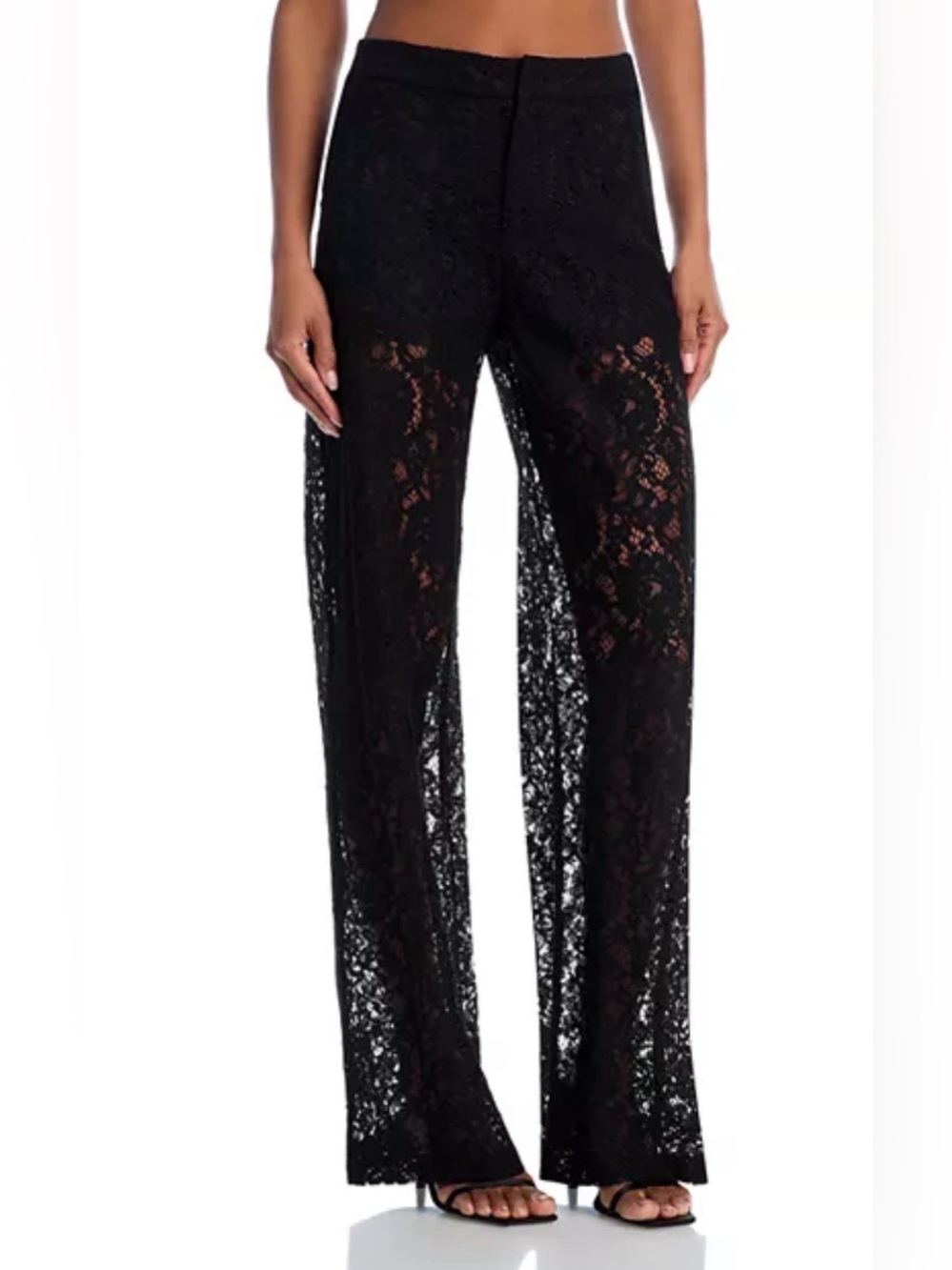 L’Agence Black Livvy Lace Trousers size 4